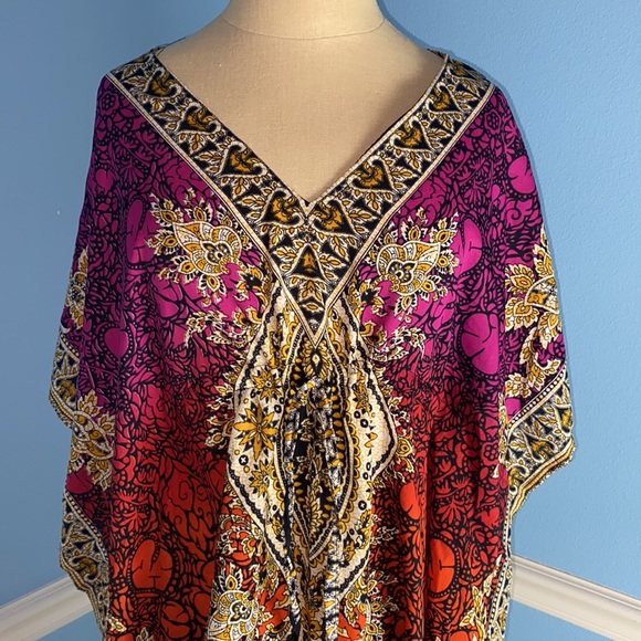 Kaftan Tie Waist Dress - Picture 2 of 4